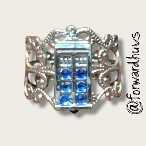 Bundle Sale 3 for $15 | Doctor Who TARDIS Filigree Ring – Adjustable